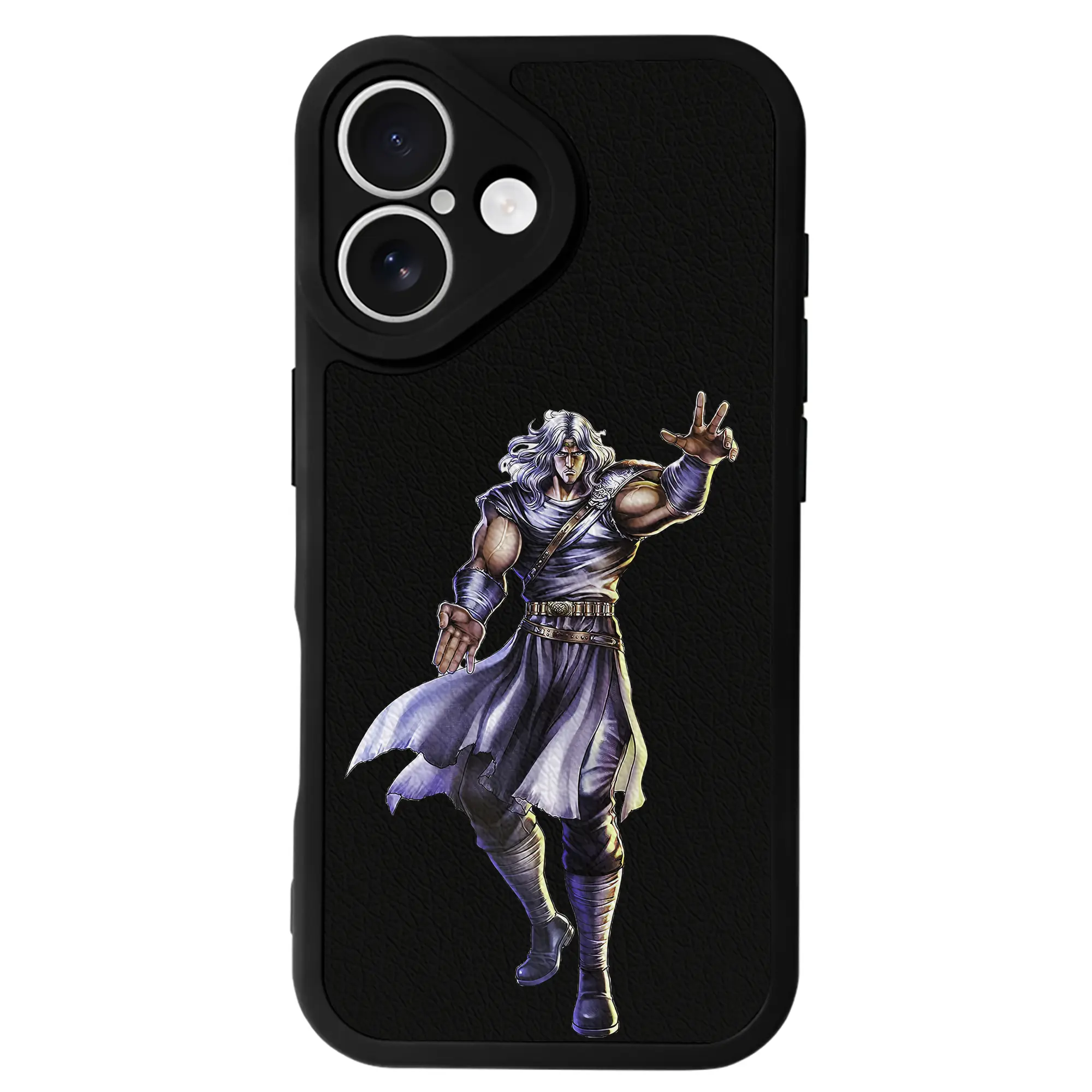 北斗の拳 グッズ,トキ - IPhone 16シリーズ対応 ・ シリコンスマホケース ・ レザー調 ・ 高精度フィット ・ 耐衝撃 ・ ワイヤレス充電対応 ・ 精密カット